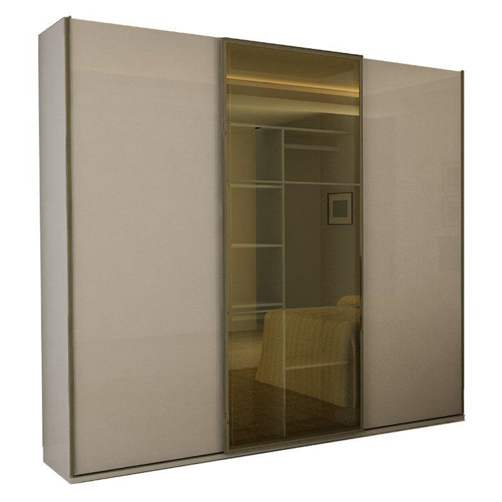 Armario-Dadi-3-Portas-Deslizantes-com-Vidro-Reflecta-Fendi Armario-Dadi-3-Portas-Deslizantes-com-Vidro-Reflecta-Fendi