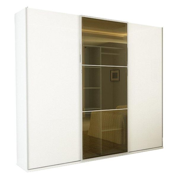 Armario-Dadi-3-Portas-Deslizantes-com-Vidro-Reflecta-Branco