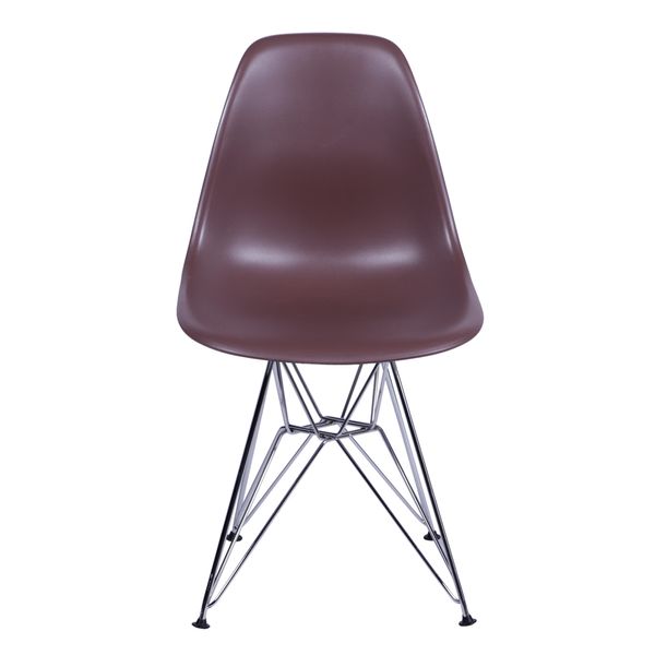 Cadeira Eames Eiffel Café com Pés Cromados