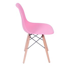 Cadeira-Eames-Eiffel-Rosa-com-Pes-de-Madeira