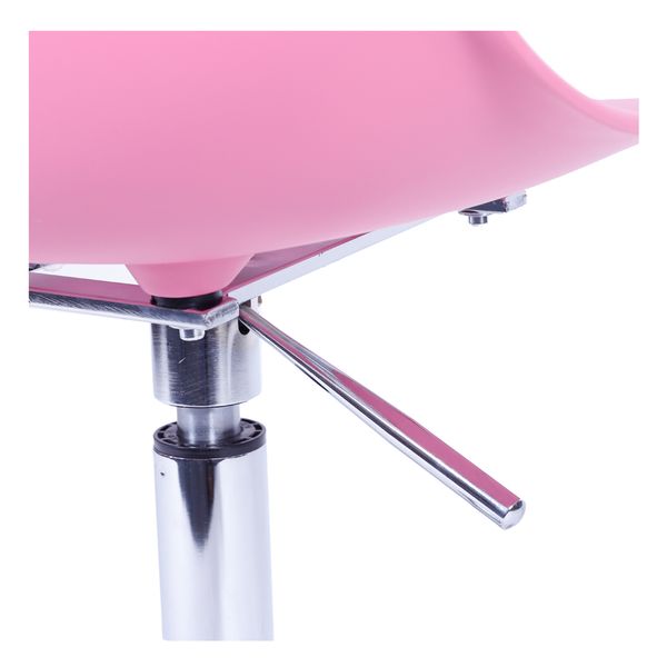 Cadeira de Escritório Eames Eiffel Giratória Rosa