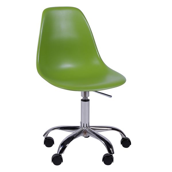 Cadeira de Escritório Eames Eiffel Giratória Verde