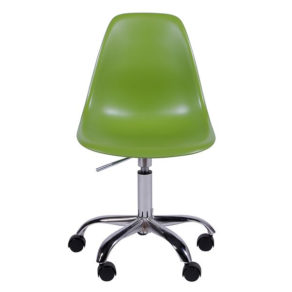 Cadeira de Escritório Eames Eiffel Giratória Verde