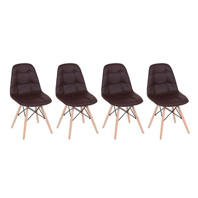 Conjunto-4-Cadeiras-Eames-Eiffel-Botone-Marrom