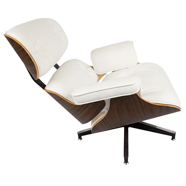 Poltrona-Charles-Eames-Couro-Natural-Branca