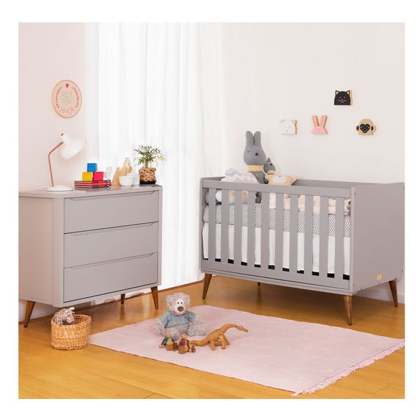 Quarto Infantil Theo Cinza