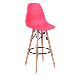 Banqueta Eiffel em PP Vermelho - OR 6602