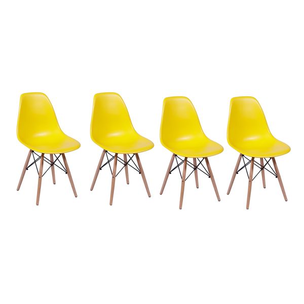 kit-de-cadeiras-eiffel-amarela-com-base-madeira-4-unidades