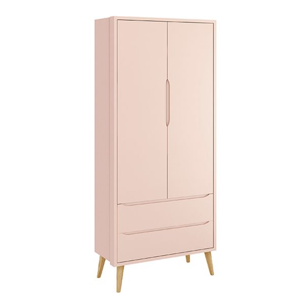 Armario-2-portas-retro-Theo-Rosa-com-Kit-Pe-em-Madeira-Natural