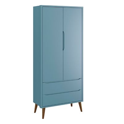 Armario-Retro-Theo-2-portas-com-Kit-Pe-em-Madeira-Azul