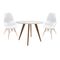 conjunto-mesa-square-redonda-tampo-branco-fosco-88cm-com-2-cadeiras-eames-colmeia-branca-com-base-madeira