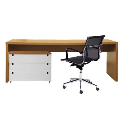 kit-escritorio-bancada-180cm-modulo-gavetas-louro-freijo-poltrona-noruega-preta