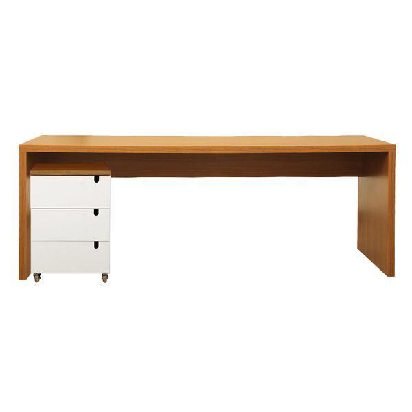 kit-escritorio-bancada-136cm-modulo-gavetas-louro-freijo-poltrona-noruega-cinza