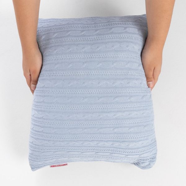 almofada-decorativa-quadrada-tricot-azul-claro