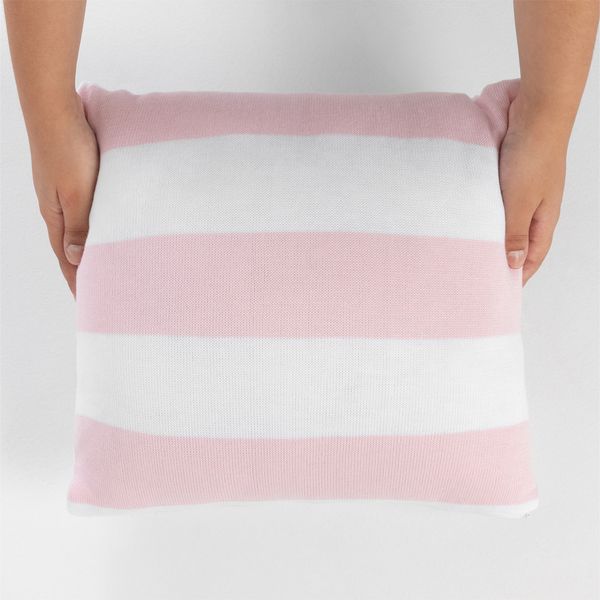almofada-decorativa-quadrada-tricot-listras-rosa-e-branco