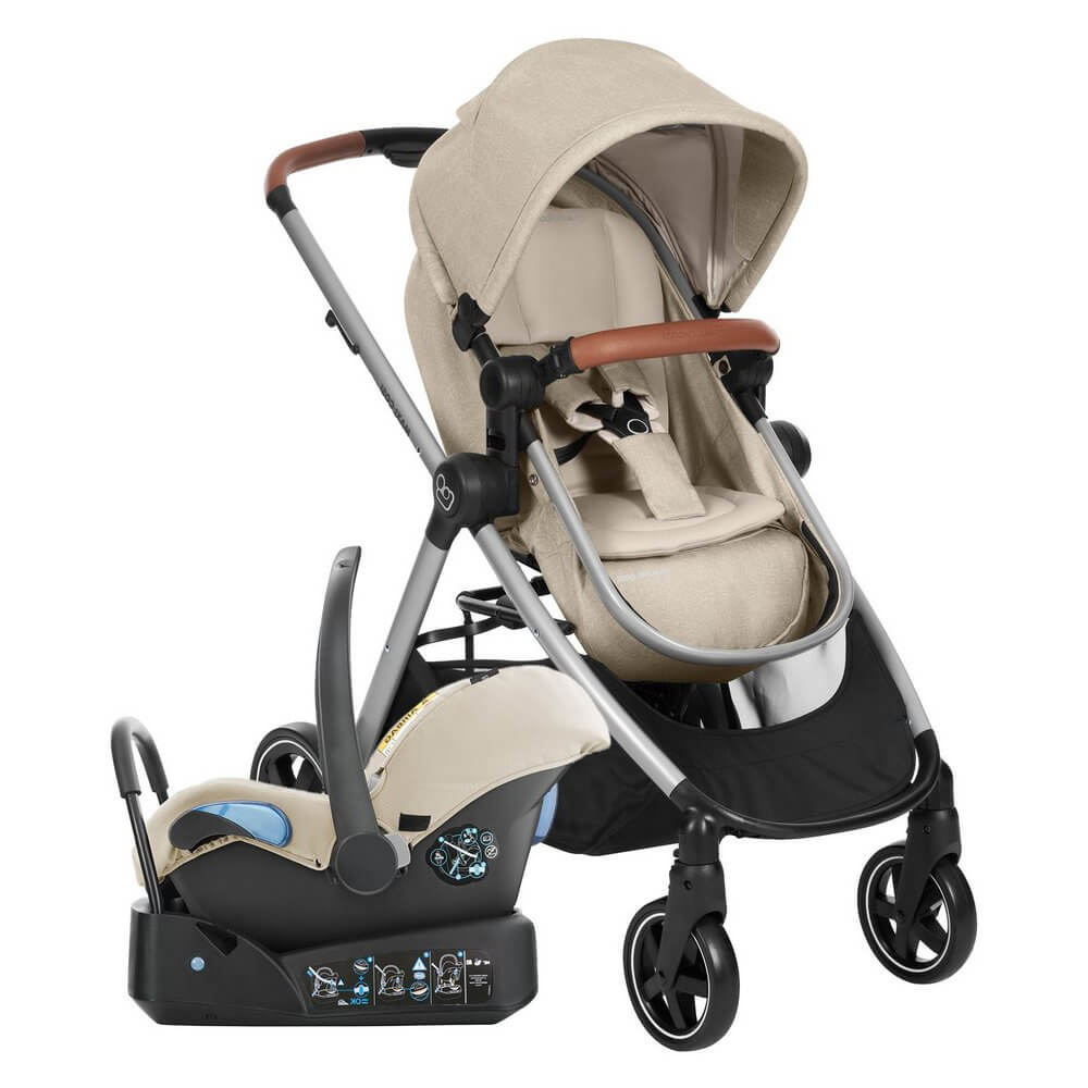 Travel System Anna MaxiCosi Nomad Sand Com Base Abra Cadabra Abra