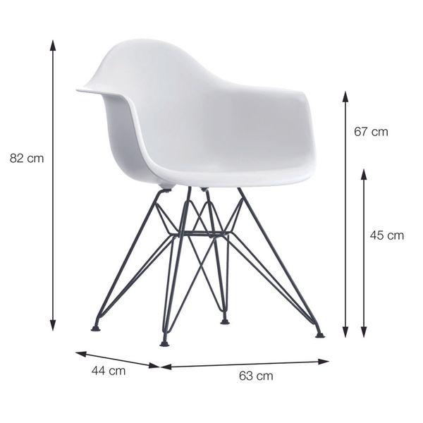 Cadeira-Eiffel-Com-Braco-Preta-Base-Cromada