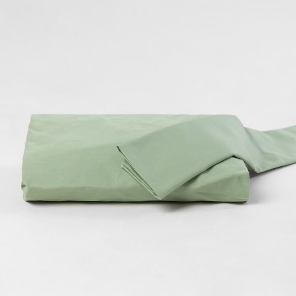 lencol-com-elastico-para-mini-berco-e-fronha-verde-dobrado