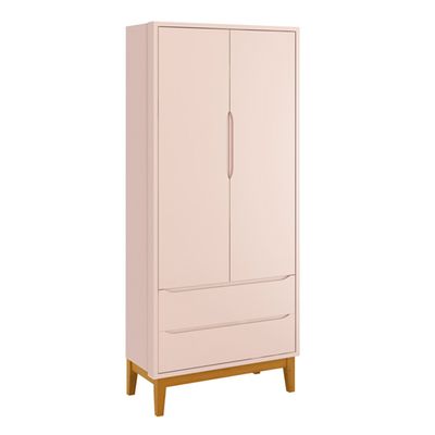 guarda-roupa-retro-square-2-portas-com-pes-em-madeira-rosa-fechado