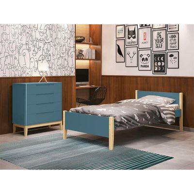 cama-solteiro-noah-com-pes-em-madeira-natural-azul-ambiente