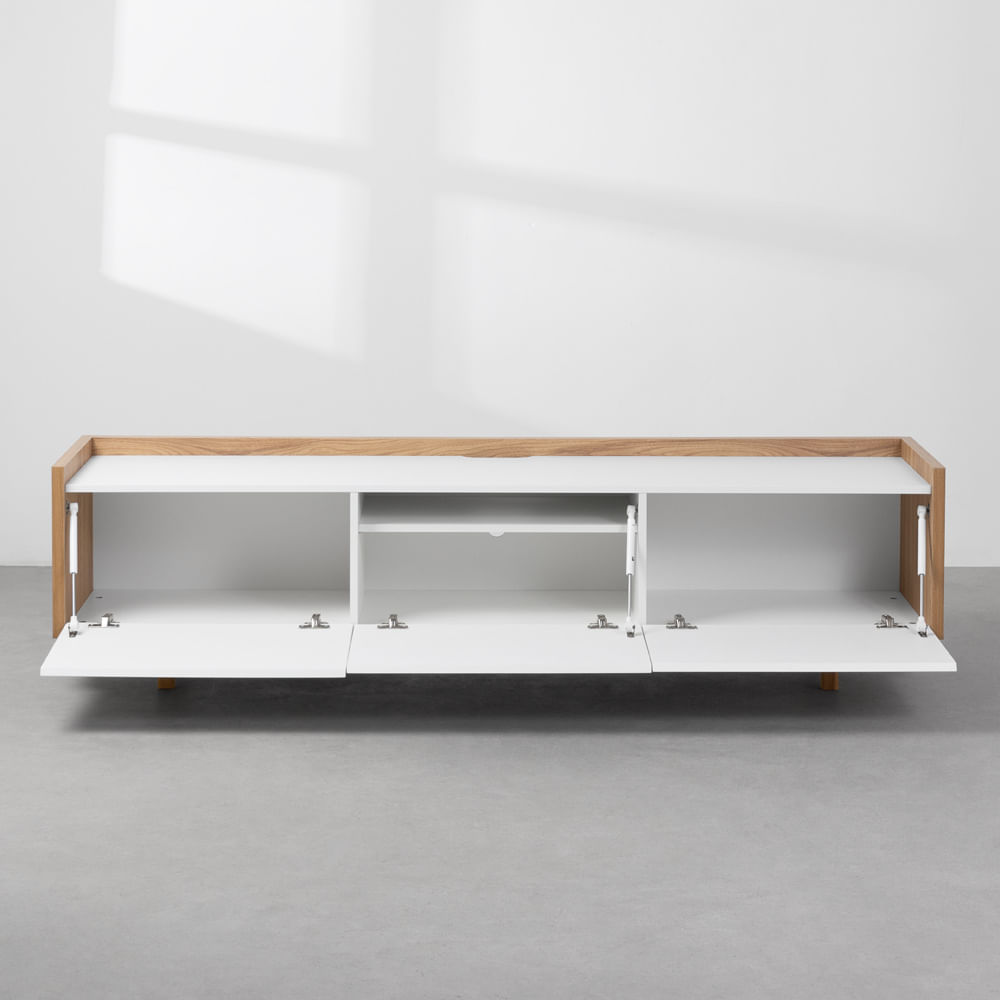 rack-tom-3-portas-180-olmo-e-branco-frontal-aberto