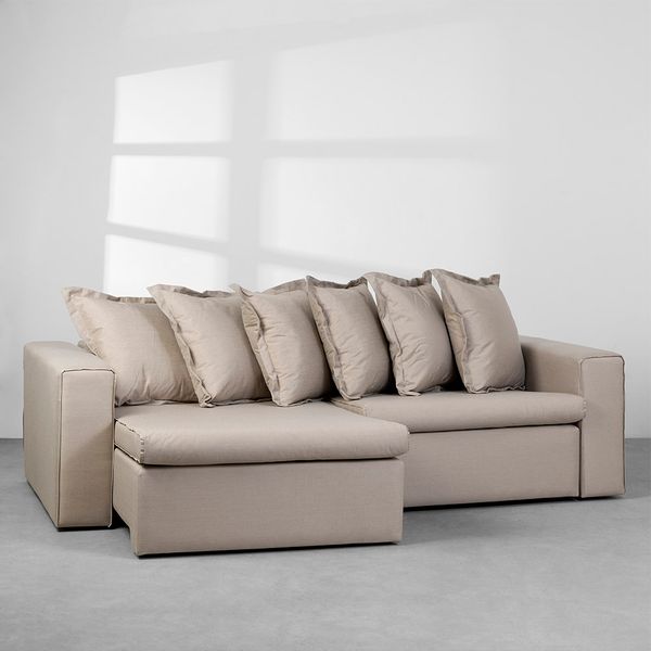 sofa-italia-retratil-trama-miuda-bege-206-diagonal-com-um-assento-aberto