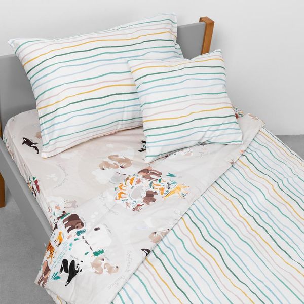 lencol-de-solteiro-com-elastico-animais-pelo-mundo-caqui-ambiente