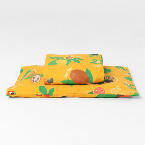 lencol-de-berco-com-elastico-e-fronha-nossas-frutas-amarelo-kit