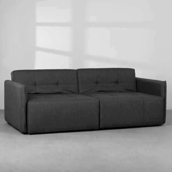 sofa-retratil-ming-trama-miuda-grafite-detalhe-sem-almofadas
