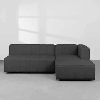 sofa-mica-com-modulo-direito-e-puff-trama-miuda-grafite-220-frontal