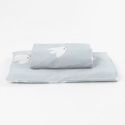 lencol-de-mini-berco-com-elastico-e-fronha-passaros-azul