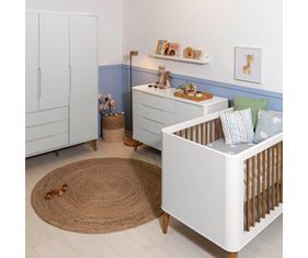 kit-quarto-infantil-boom-retro-armario---comoda-4-gavetas-com-1-porta---berco-mini-cama-mila-branco-fosco