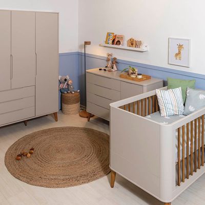 kit-quarto-infantil-boom-retro-guarda-roupa---comoda-4-gavetas-com-1-porta---berco-mini-cama-mila-areia-fosco