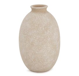 vaso-em-ceramica-oval-sutil-granulado-areia-24x15cm