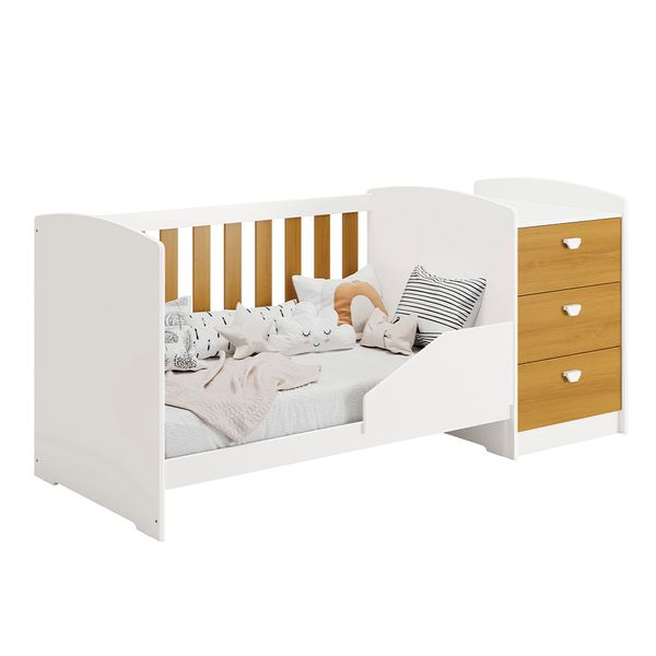 berco-multifuncional-3-em-1-atlanta-branco-fosco-e-savana-versao-mini-cama