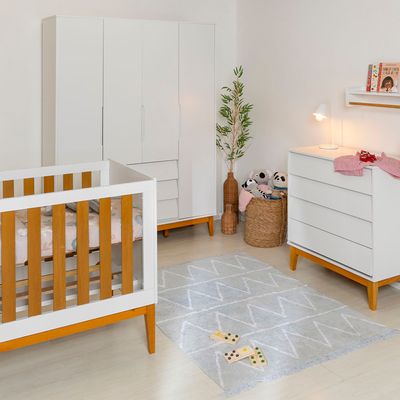 kit-quarto-infantil-noah-branco-e-savana---berco-mini-cama---guarda-roupa---comoda-4-gavetas-com-pes