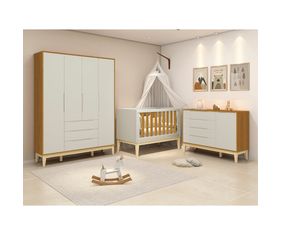 kit-quarto-infantil-elfe-areia-fosco-e-savana---comoda-4-gavetas-e-1-porta---guarda-roupa---berco-noah-com-pes-square-em-madeira-natural