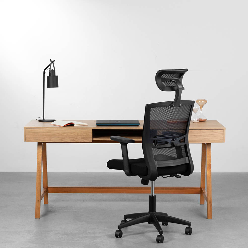 escrivaninha-bardot-2-gavetas-olmo-com-cadeira-de-escritorio-toledo-alta-preto-1,65m