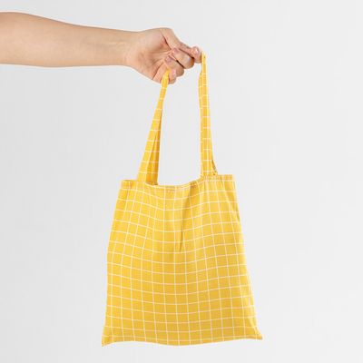 par-de-fronha-solteiro-xadrez-amarelo-e-branco-ecobag