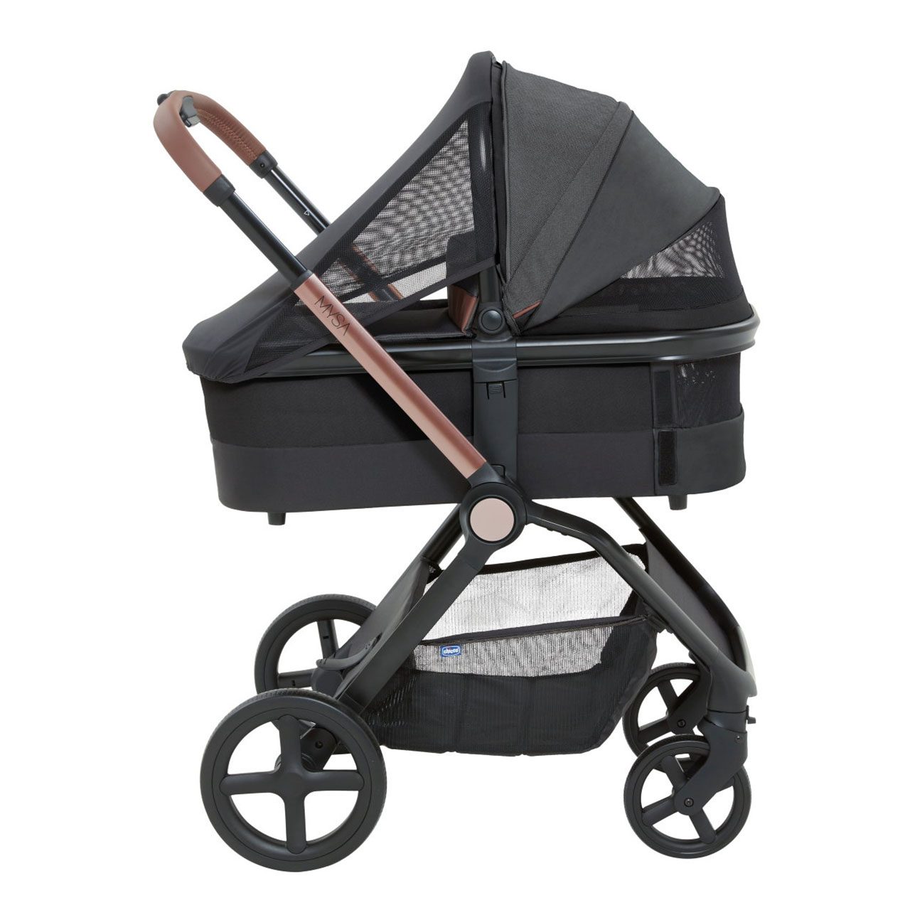 Moisés Semi Rígido Mysa - Preto | Abra Cadabra