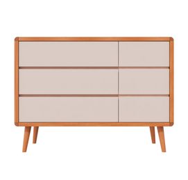 comoda-sonhos-up-3-gavetas-e-1-porta----madeira-com-rosa-old-frontal