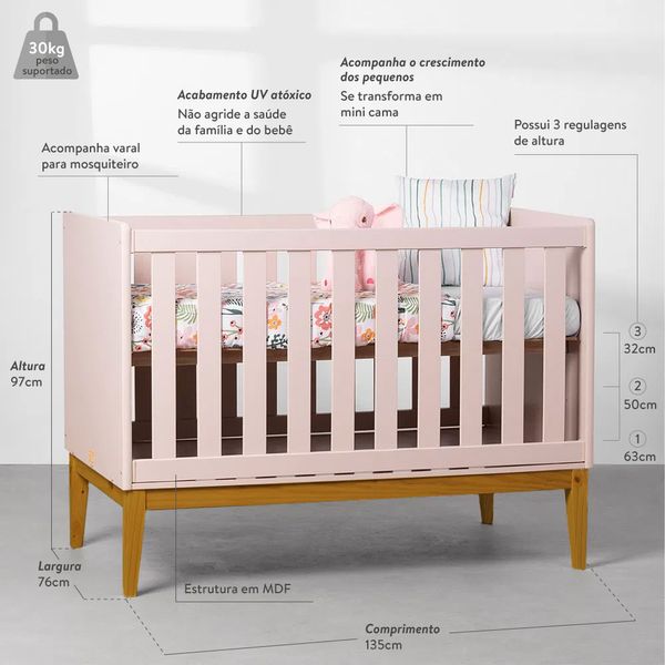 berco-mini-cama-rosa-fosco