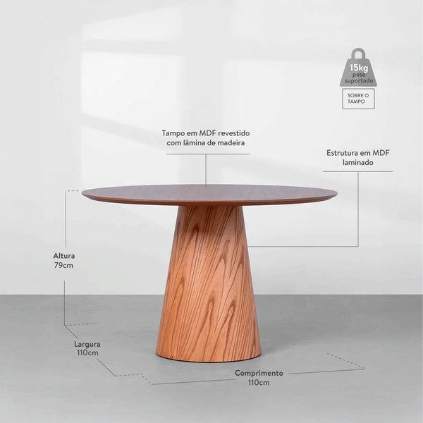 Mesa-de-Jantar-Daddi-Redonda-Cinamomo-110m