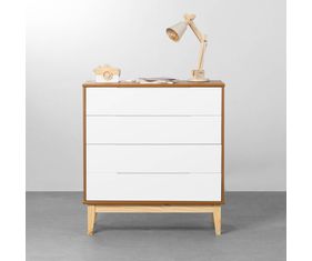 comoda-4-gavetas-elfe-com-pes-em-madeira-natural-branco-fosco-frontal