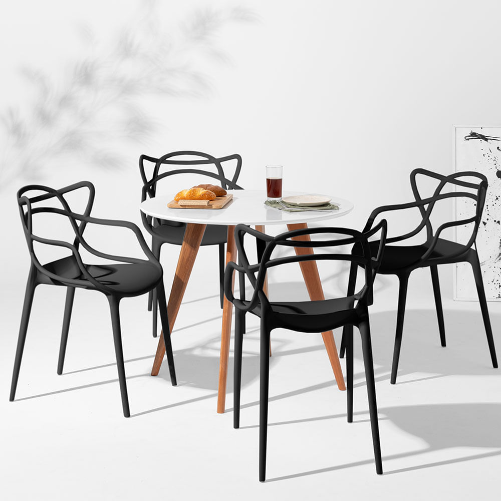 conjunto-mesa-square-redonda-branco-88cm-com-4-cadeiras-allegra-preta