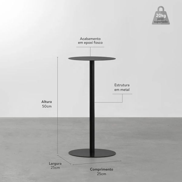 mesa-lateral-disco-redonda-preto