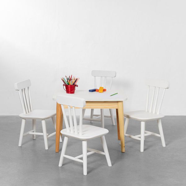conjunto-mesa-infantil-cissa-natural-e-branco---68cm---4-cadeiras-infantis-cissa---branco