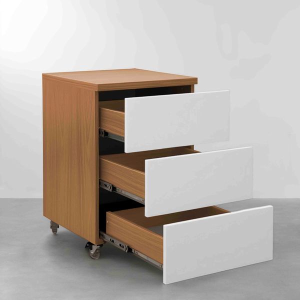 conjunto-bancada-136cm-modulo-gavetas-louro-freijo-cadeira-de-escritorio-noruega-cobre-baixa