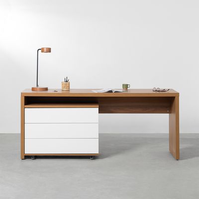 conjunto-bancada-contemporanea-louro-freijo-1-80m---modulo-contemporaneo-3-gavetas-louro-freijo-branco-85-cm