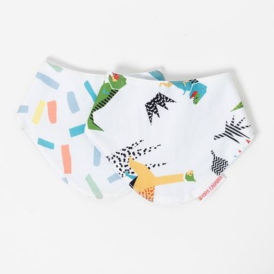 kit-2-babadores-impermeaveis-confetes-pastel-dinossauro-